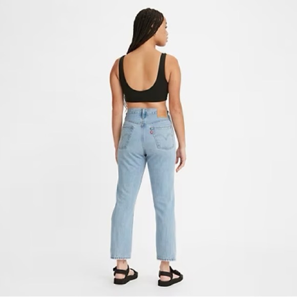 LEVI'S 501 Women's Size ORIGINAL CROPPED High Waisted Straight Leg NEW - Picture 3 of 10